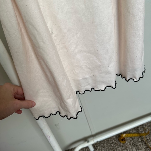 Women’s Cream and Black Last Night We Let The Liquor Talk Mini Slip Dress - Picture 3 of 5